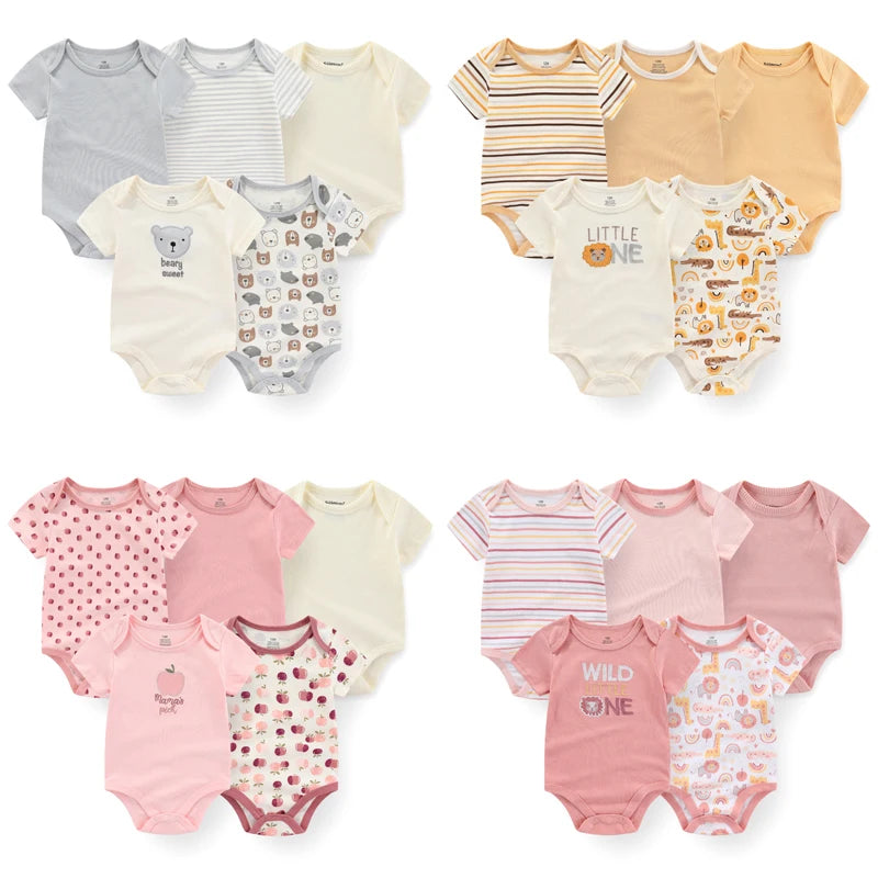 Cartoon Print Sleeveless Bodysuit Set
