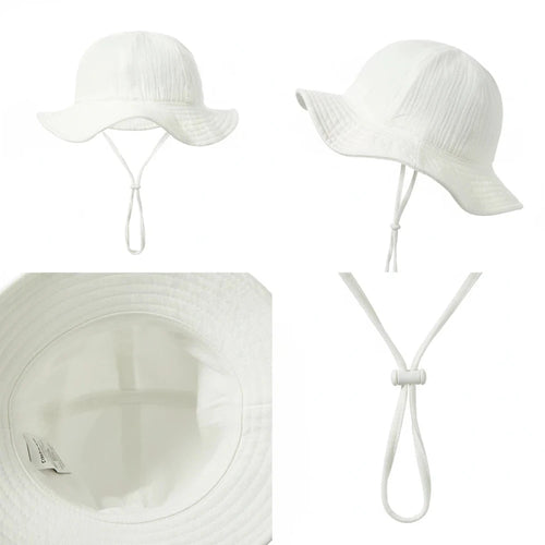 Adjustable Cotton Baby Bucket Hat