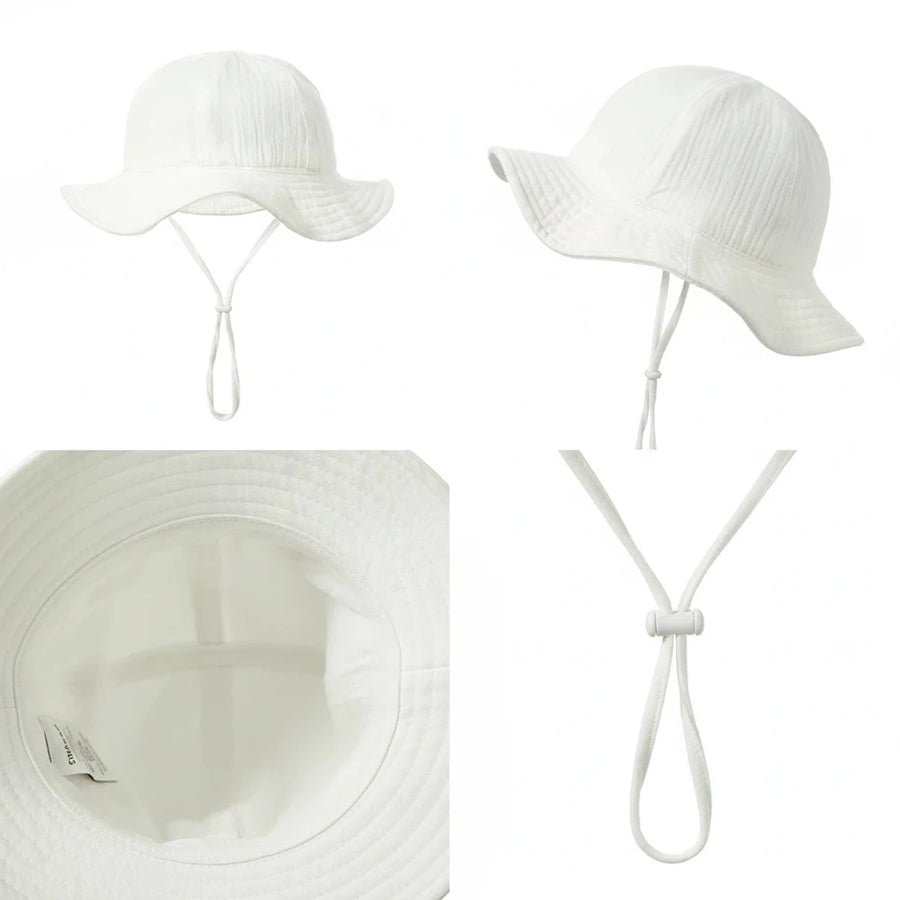 Adjustable Cotton Baby Bucket Hat, product view 2