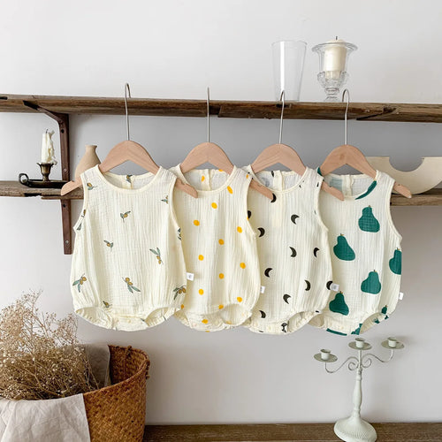Wrinkle Cloth Sleeveless Bodysuit, product view 2