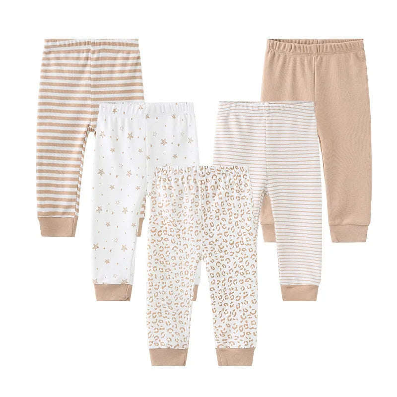 Solid Color Cotton Baby Pants