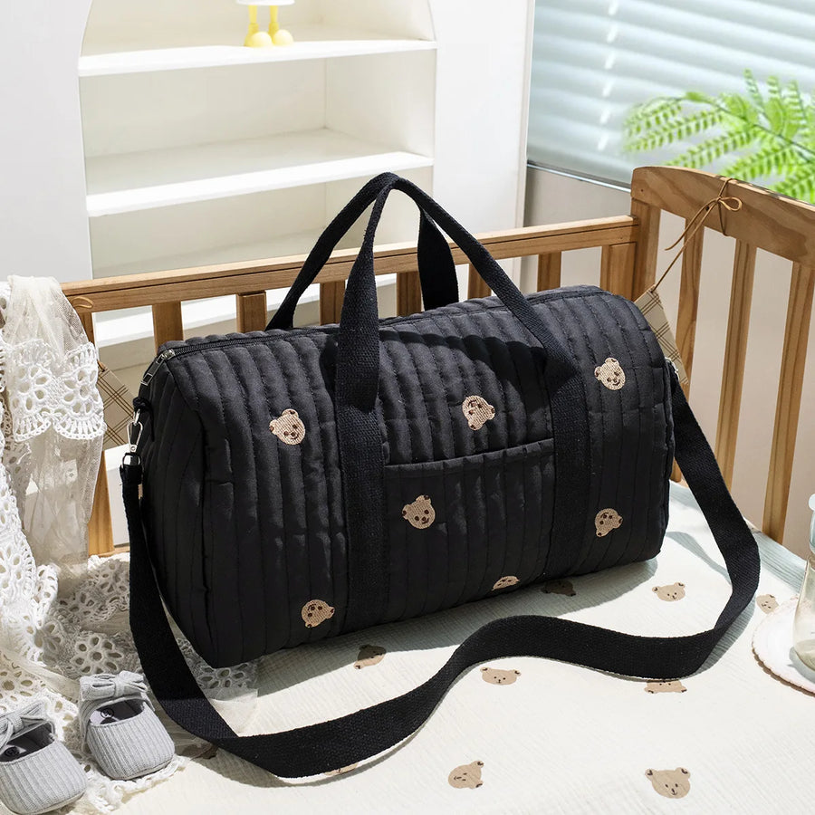 Embroidered Large Capacity Diaper Bag, product view 15