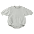 Cotton Baby Romper Bodysuit in French Terry Fabric