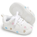 Multicolor Heart Lace-Up Little Steps baby sneakers