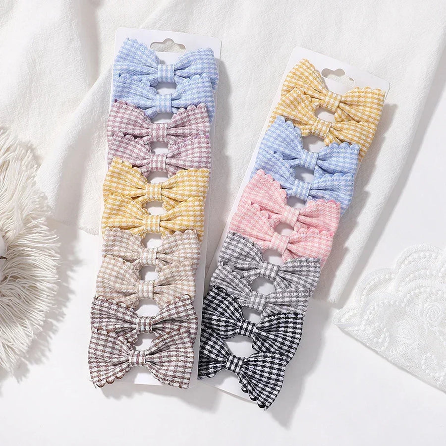 Plaid Print Hairpin Set, product view 5