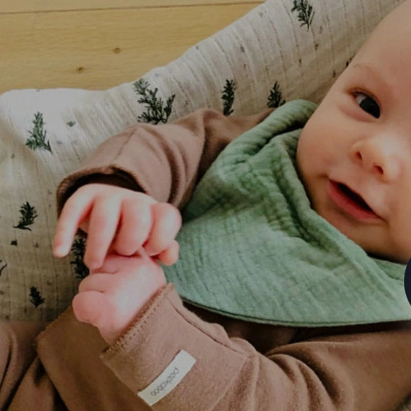 Cloud Muslin Bib Set, product view 4