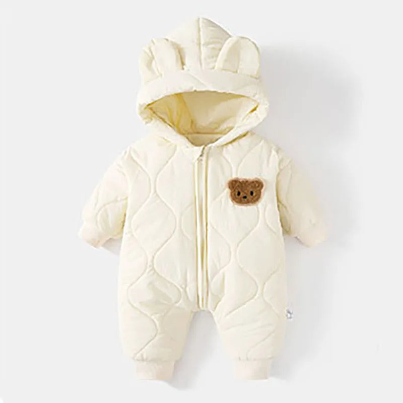 Teddy Bear Fleece Romper, product view 9