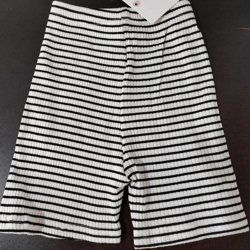 Striped Ribbed Shorts, product view 10