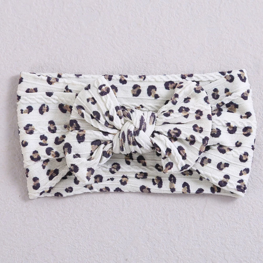 Bow Print Baby Headband Set, product view 7