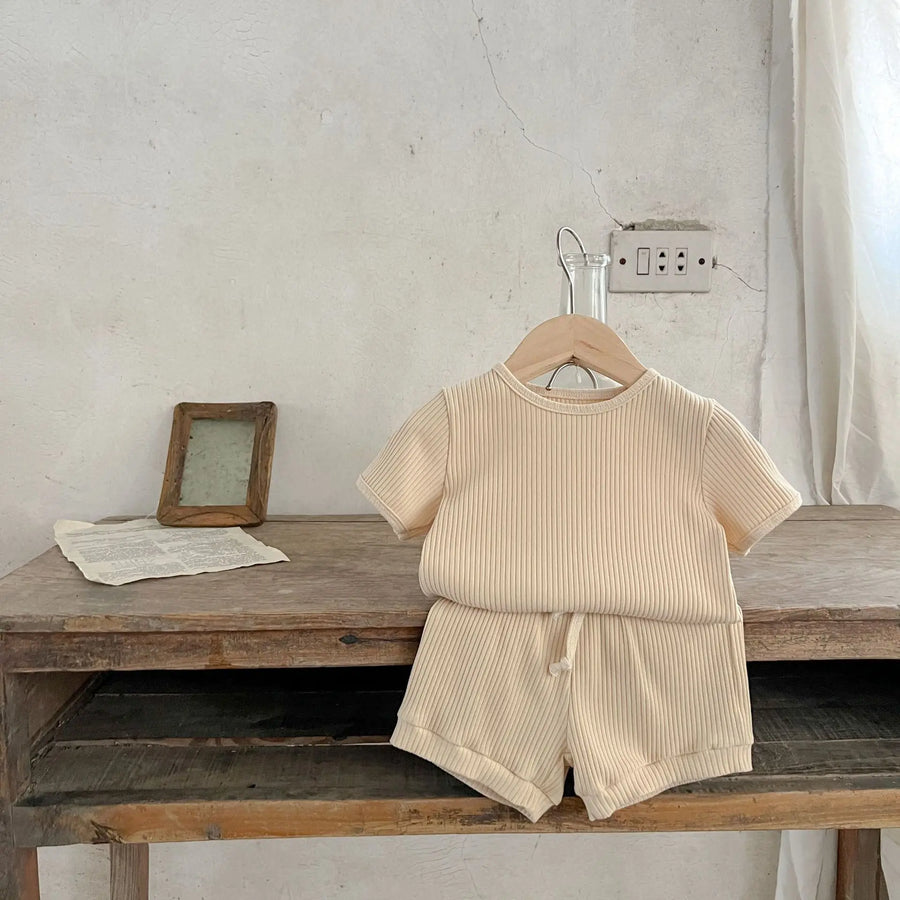 Striped Cotton Baby Pants Set, product view 7