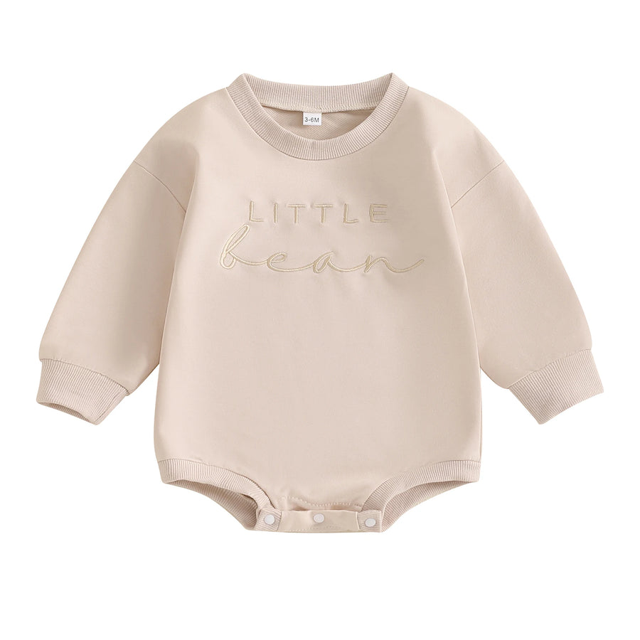 Little Bean Embroidery Romper, product view 11