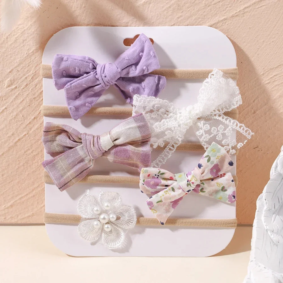 Floral Lace Bow Headband, product view 28
