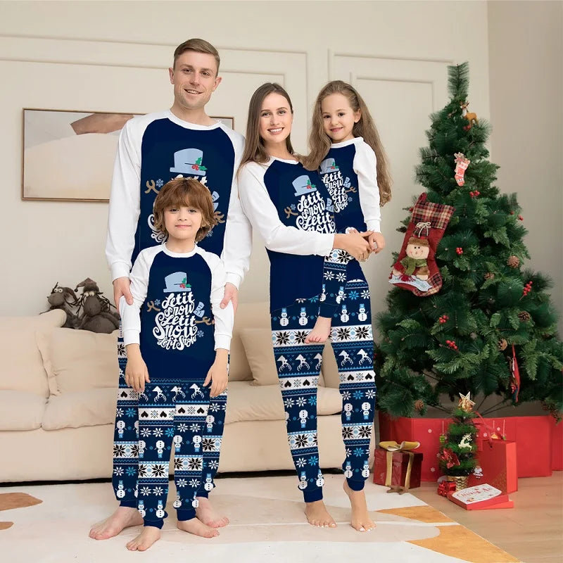 Snowman Fair Isle Family Christmas Pajamas