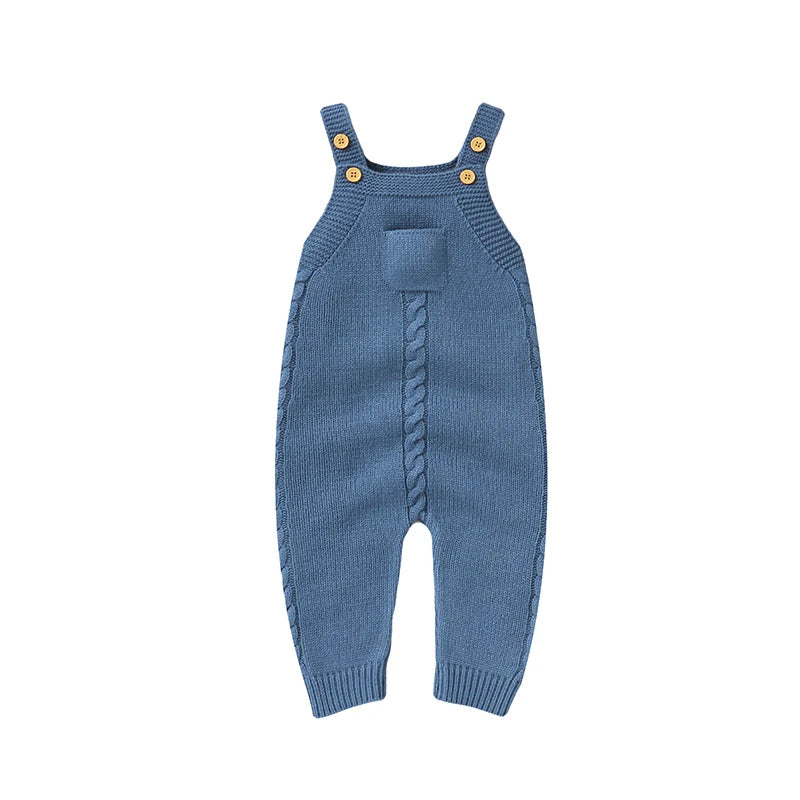Hearthside Cable Knit Overall Romper