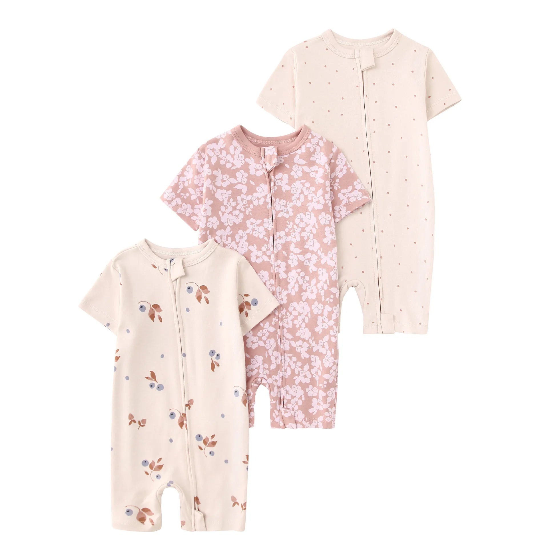 Everyday Cotton Romper Set (3-Pack)
