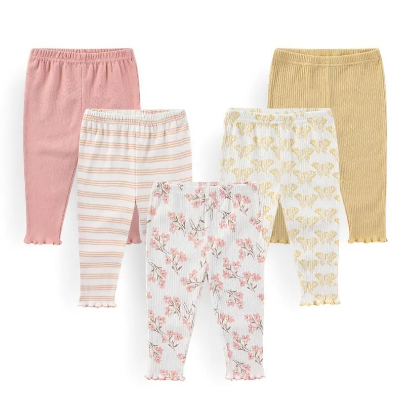 Solid Color Cotton Baby Pants