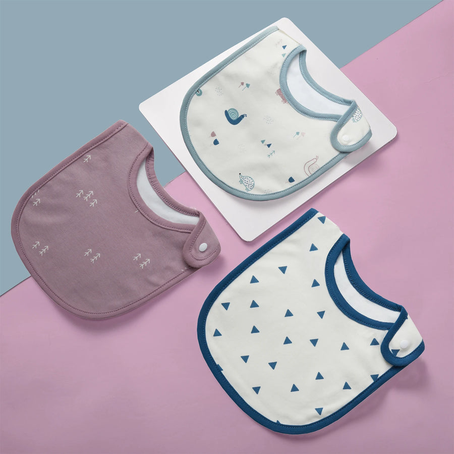 Everyday Cotton Bib Set – 3 Pack - Car, product view 11