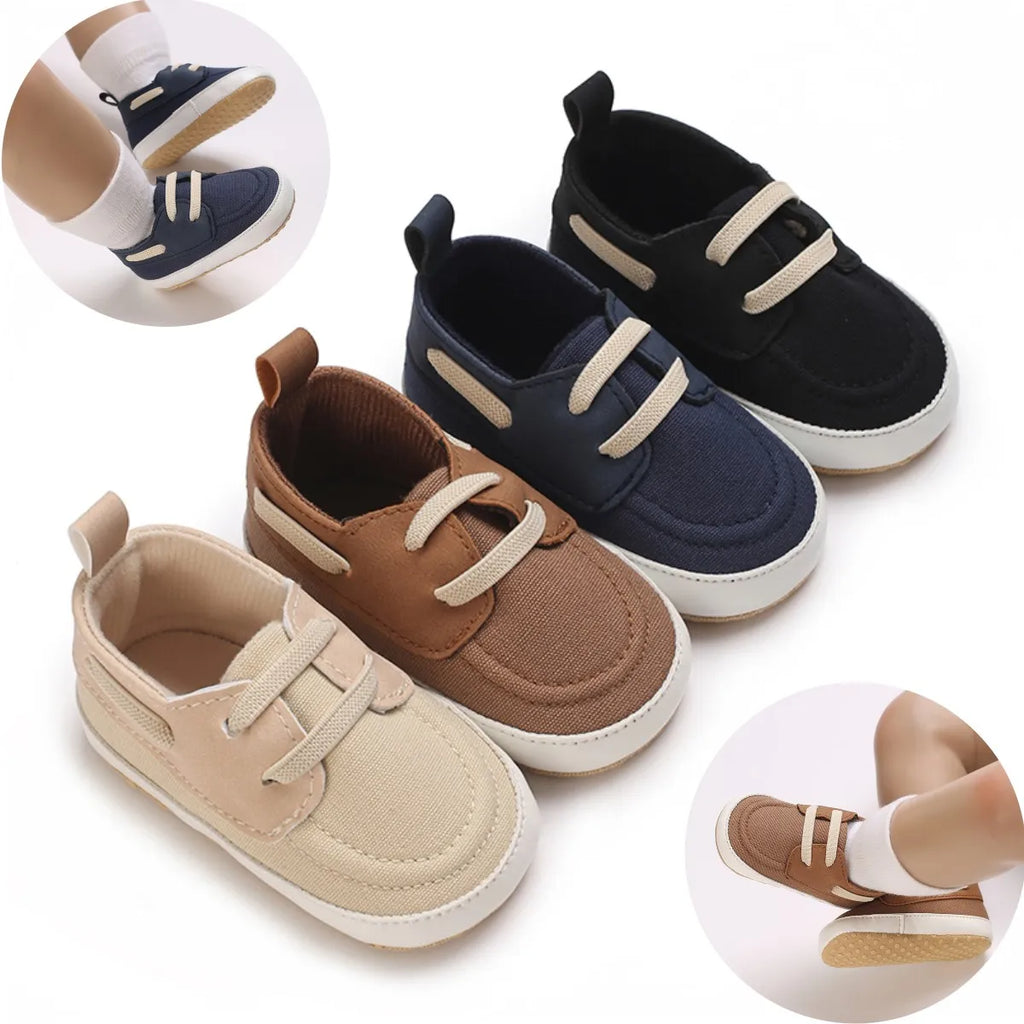 Soft Sole Baby Prewalker Shoes in multiple colors