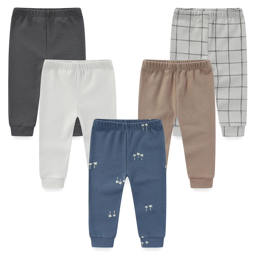 Solid Color Cotton Baby Pants