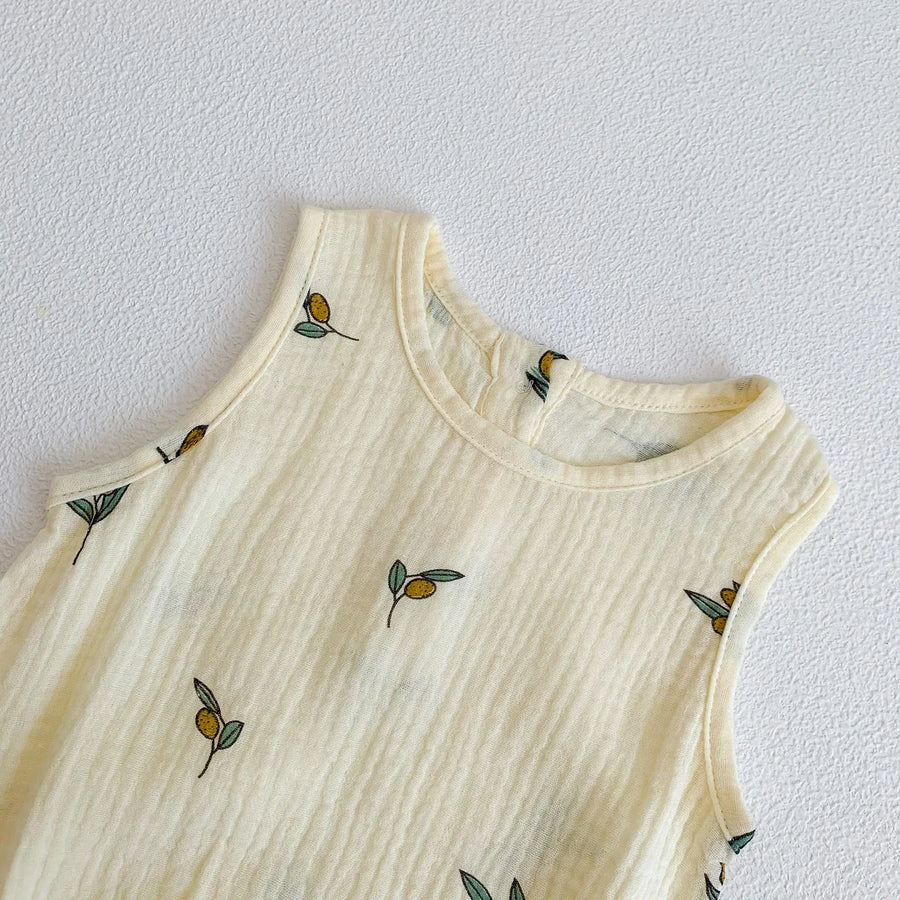 Wrinkle Cloth Sleeveless Bodysuit, product view 3
