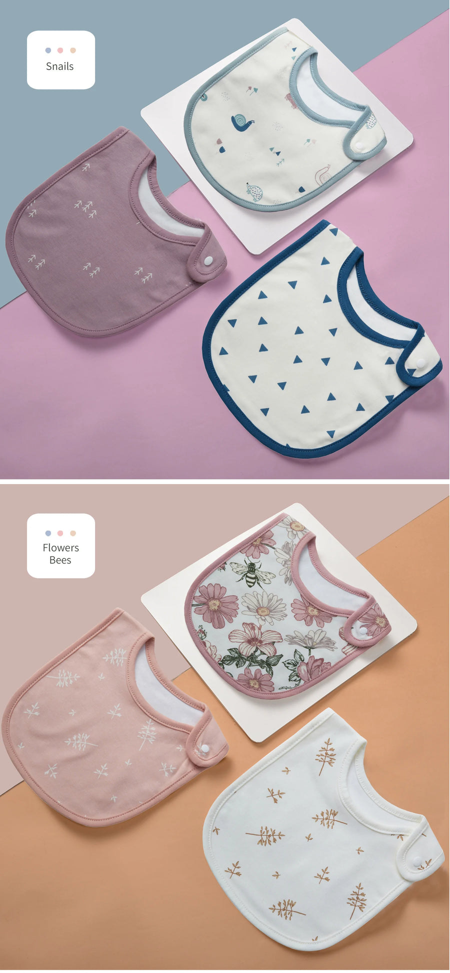 Everyday Cotton Bib Set – 3 Pack - Car, product view 27