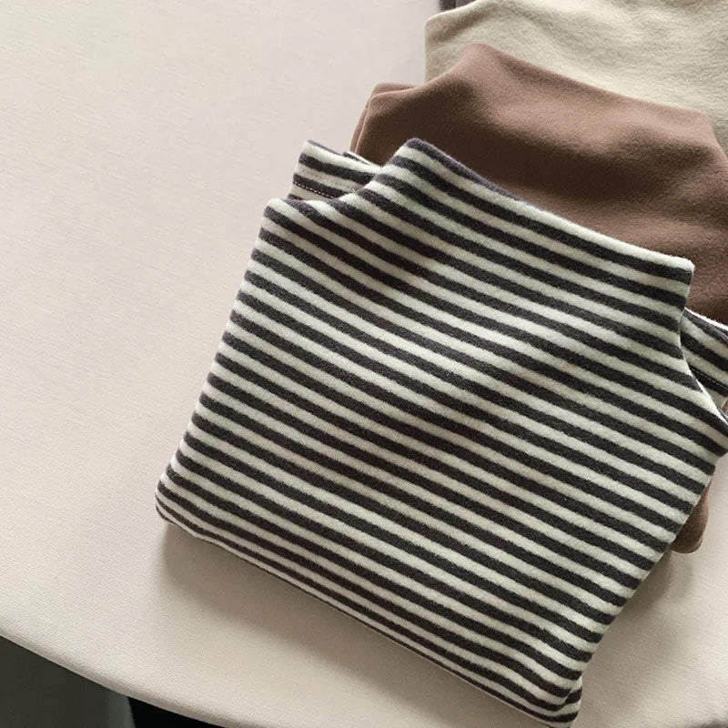 Striped Half Neck Baby Top, product view 11