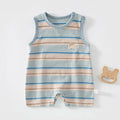 Summer Sleeveless Striped Baby Romper