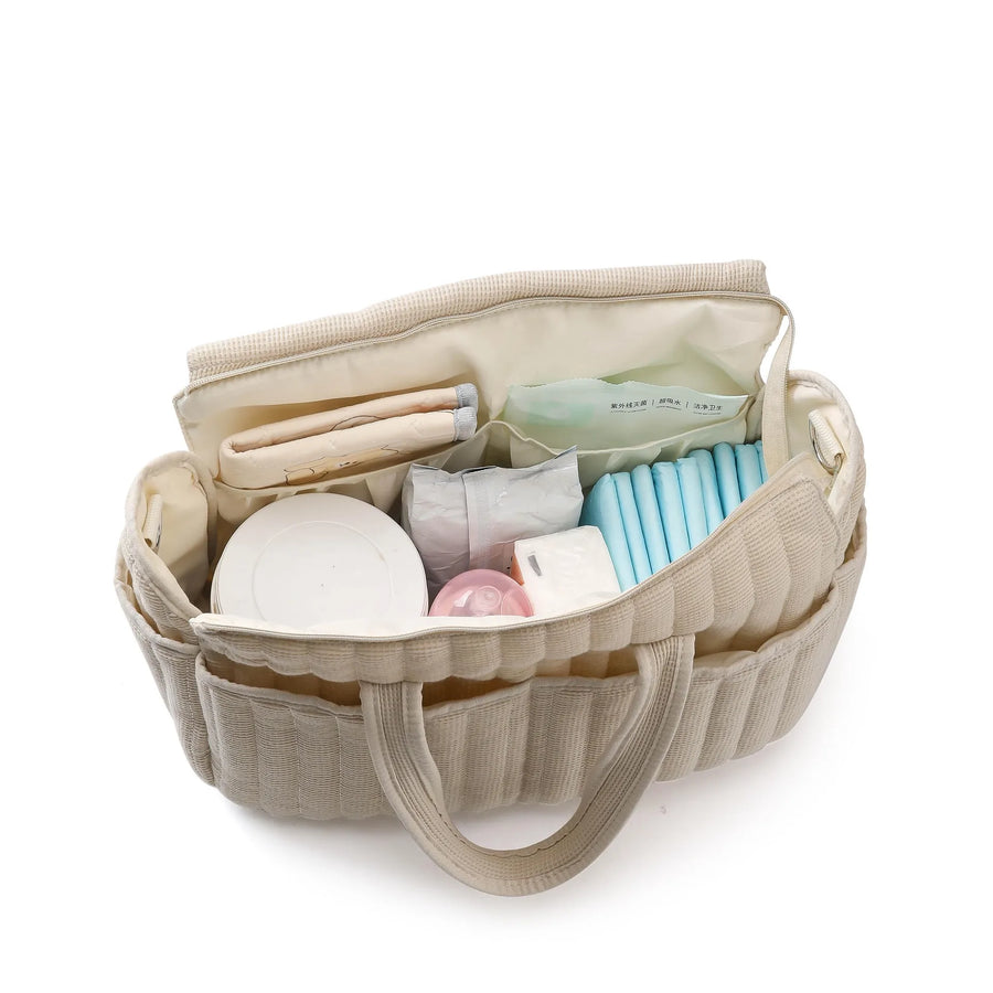 Waterproof Multi-Functional Diaper Bag in Light Pink