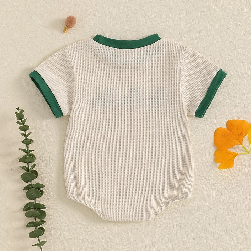 Three Little Ducks Embroidered Romper, product view 4