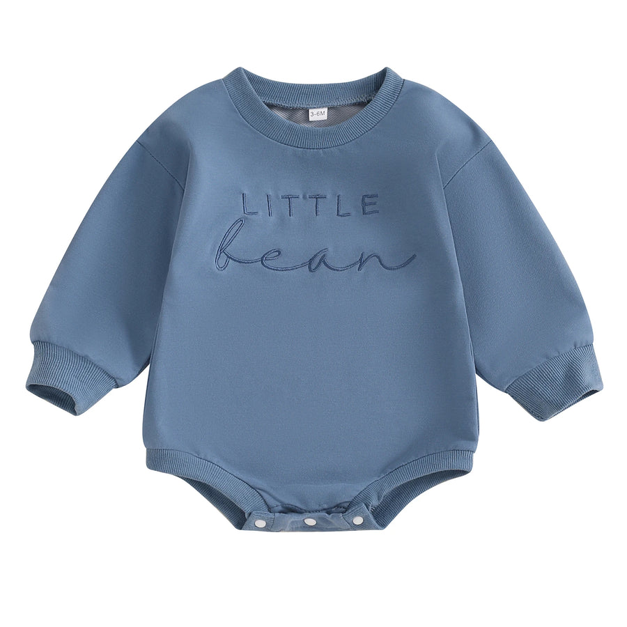 Little Bean Embroidery Romper, product view 9