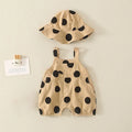 Polka Dot Baby Overall and Hat
