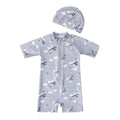 Unicorn One-Piece Swim Bodysuit Set for Girls