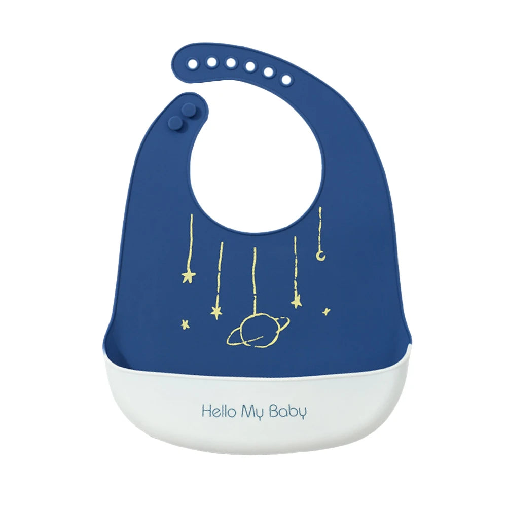 Cartoon Silicone Waterproof Baby Bib
