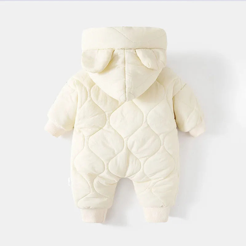Teddy Bear Fleece Romper, product view 4