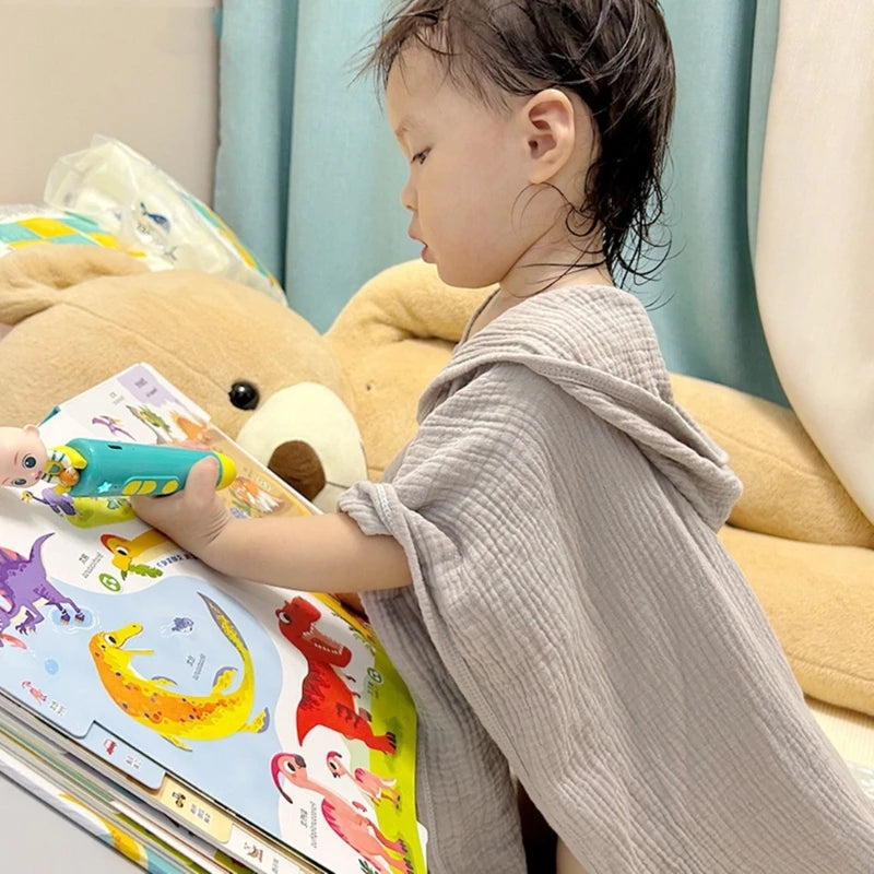 Soft Cotton Hooded Baby Blanket, product view
