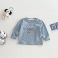 Cartoon Embroidered Cotton Tee