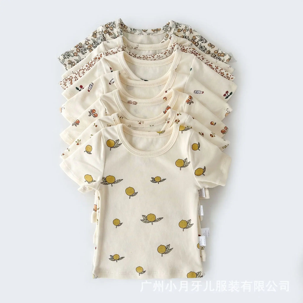 Floral Print T-Shirt and Shorts Set
