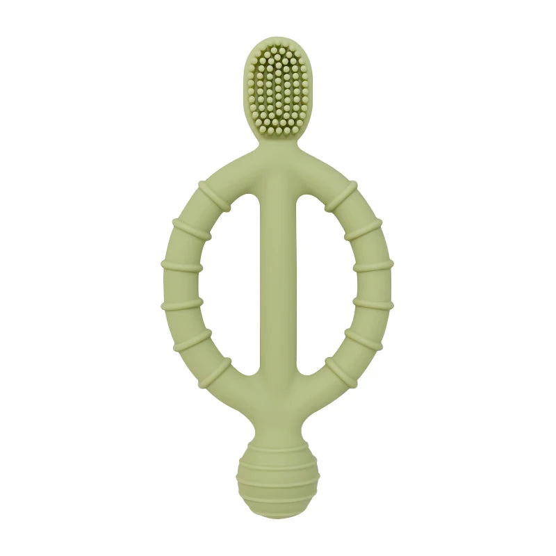 Silicone Baby Teething Ring packaging