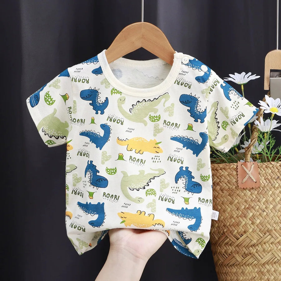 Jules Dino Parade Cotton T-Shirt – featured product image