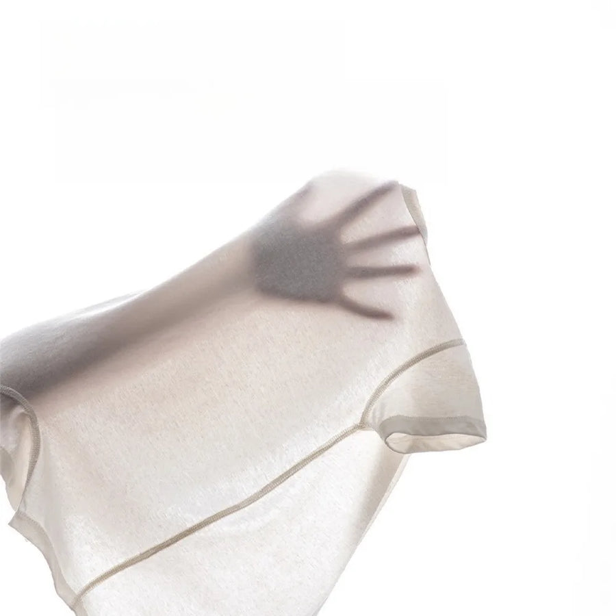 Detail of breathable cotton fabric on Summer Romper
