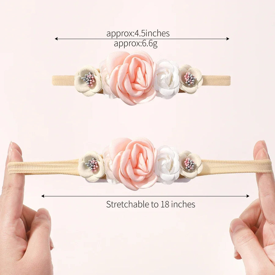 Floral Lace Bow Headband, product view 6