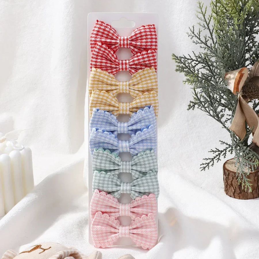 Plaid Print Hairpin Set, product view 9