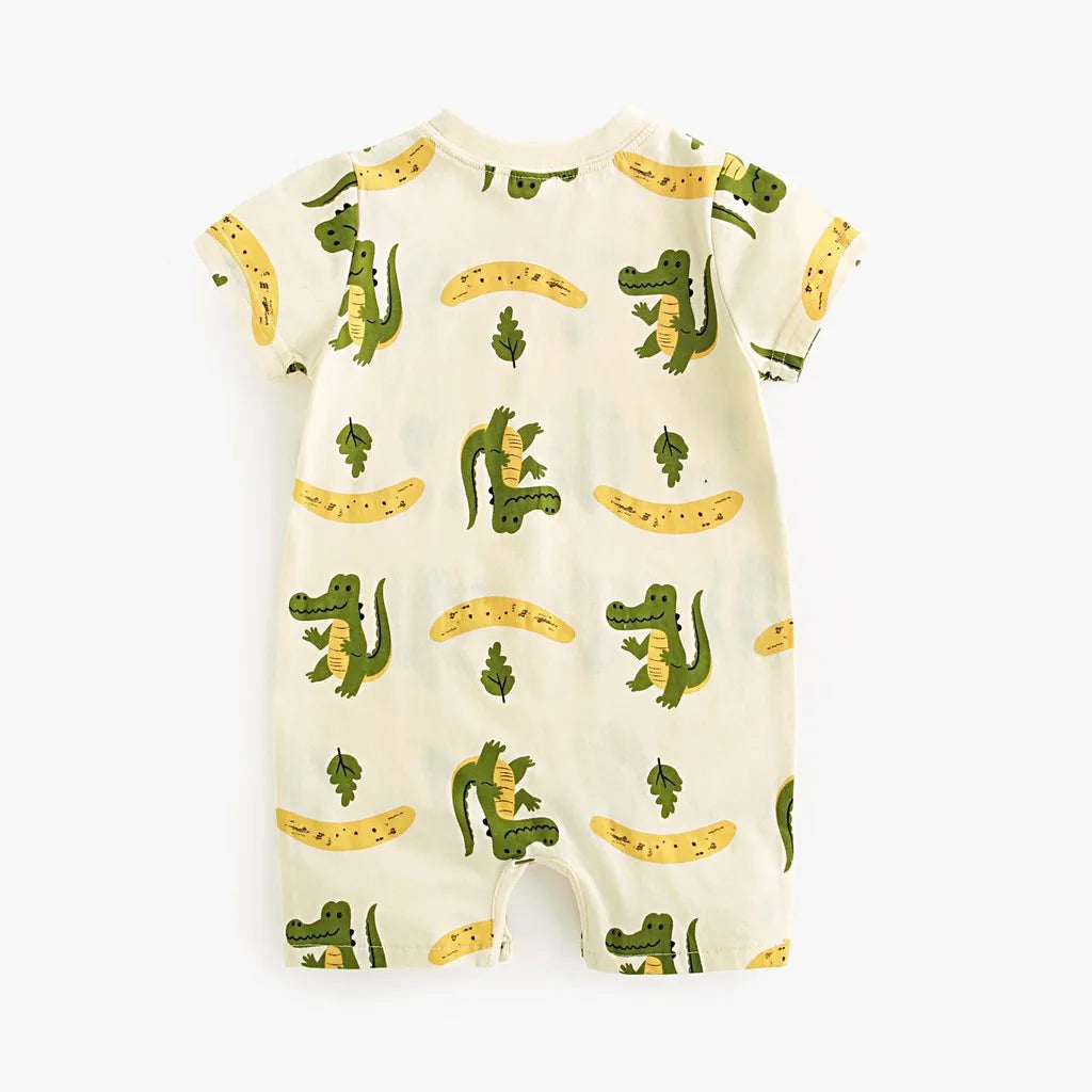 Cute Cartoon Print Romper