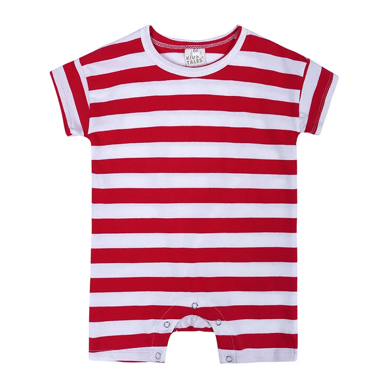 Solid Cotton Baby Romper