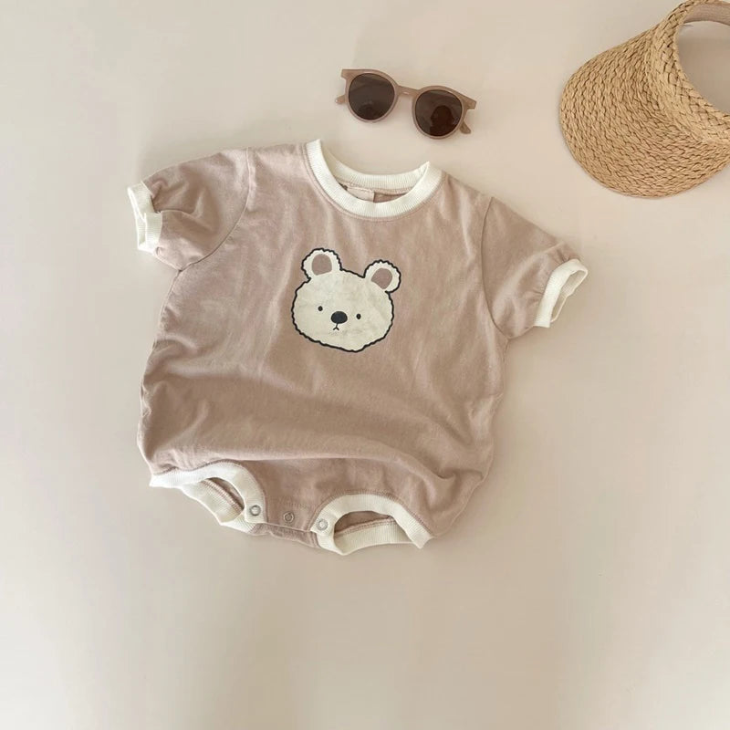 GentleBear Short-sleeve Romper, product view 3