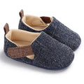 Navy soft cotton baby shoes