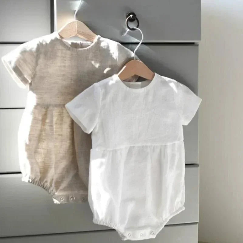 Traditional Cotton Baby Romper