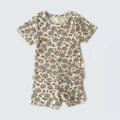 Floral Print T-Shirt and Shorts Set