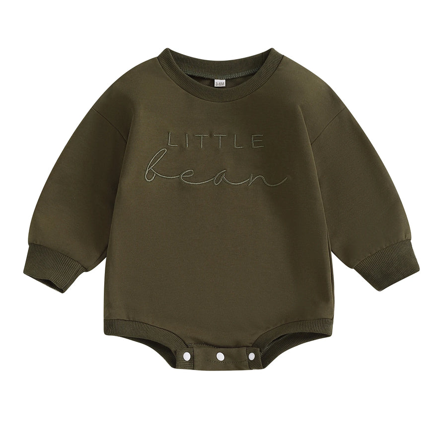 Little Bean Embroidery Romper, product view 8