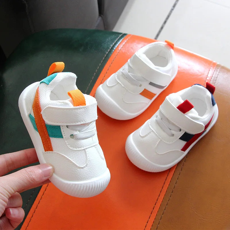 Breathable mesh baby shoes in multiple colors